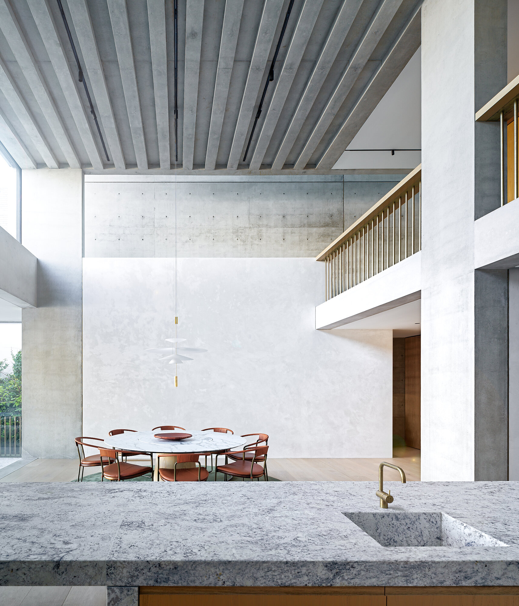 Interior photograph of Lavender Bay House by Justin Alexander